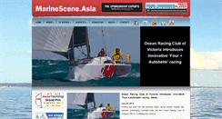 Desktop Screenshot of marinescene.asia
